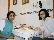 Renu & Shruti enjoying their cooked chicken